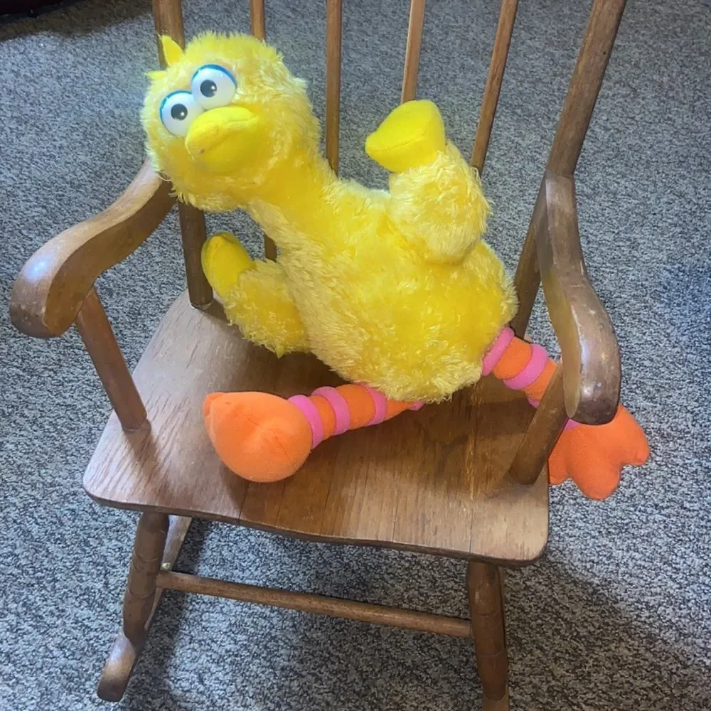 Vintage Big Sesame Street Bird Plush Doll